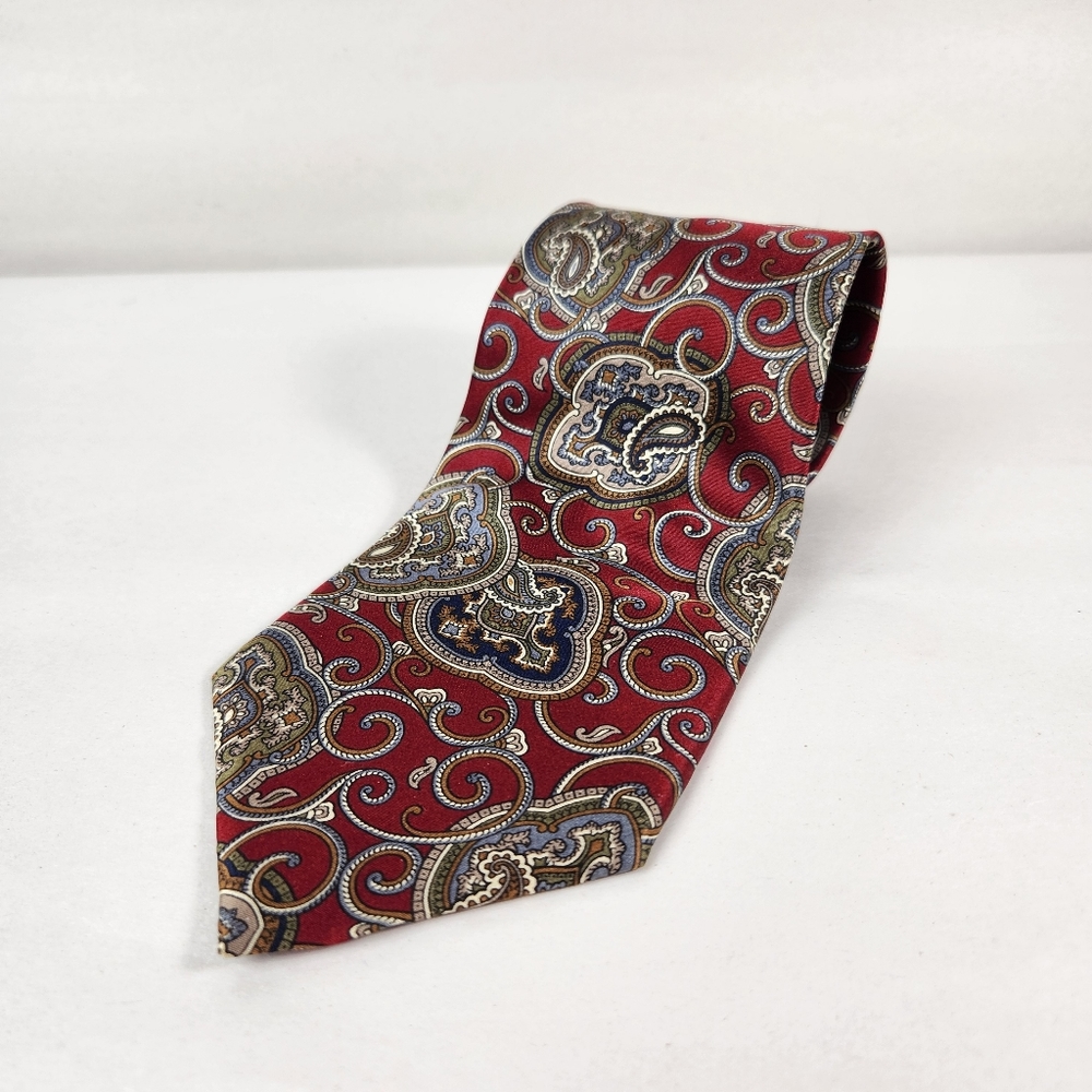 Oscar de la Renta Men's Silk Tie Paisley